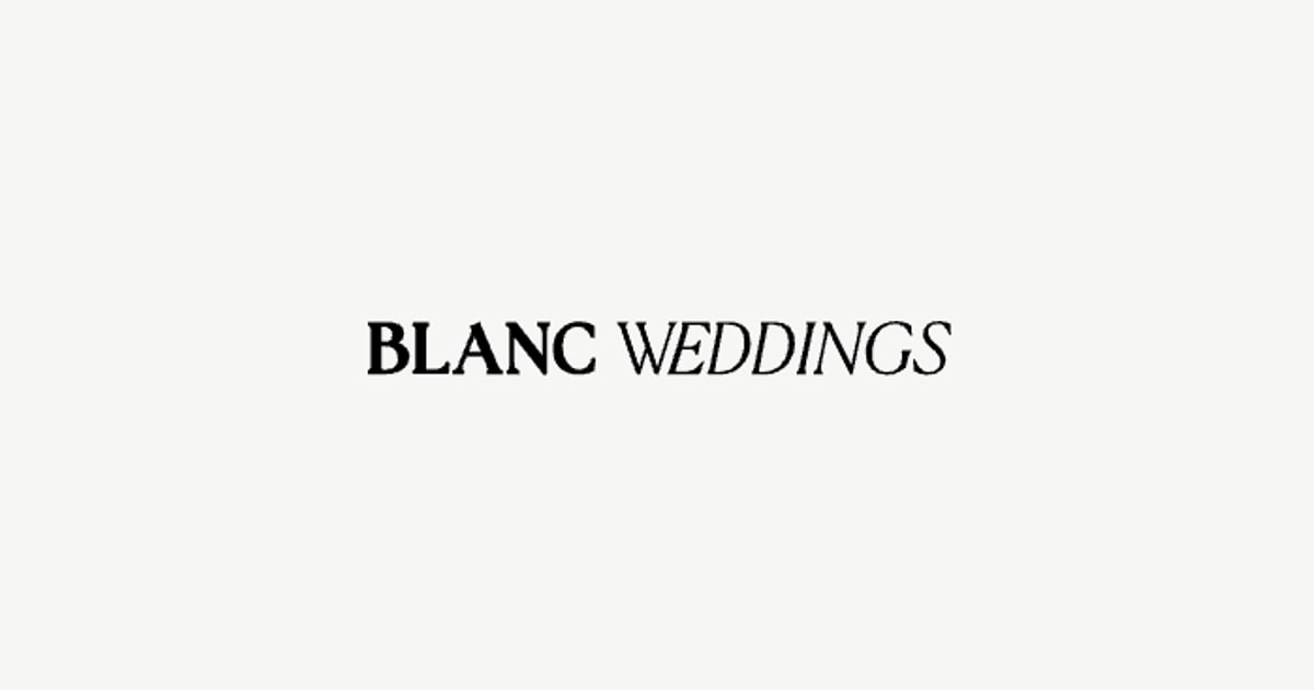 Blanc Weddings — wedding